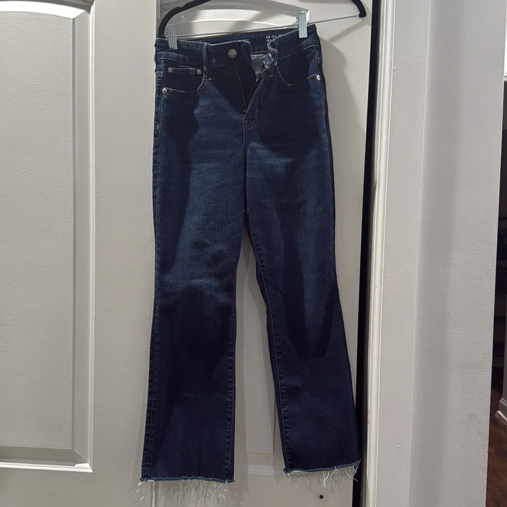NWOT J.CREW Curvy cropped‎ kickout jean in 2003 super-stretch